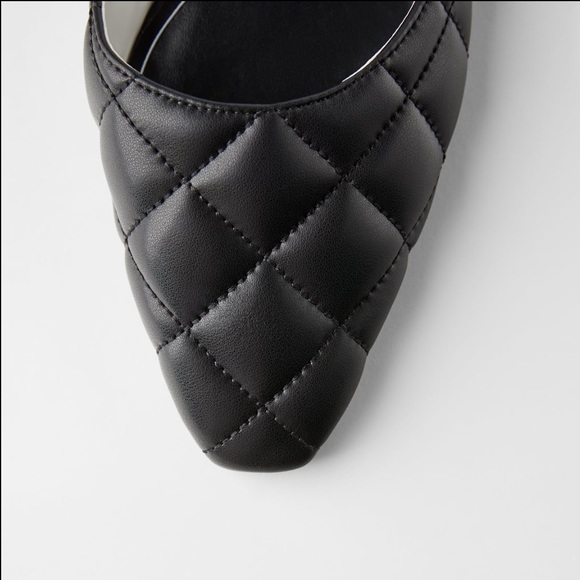 ZARA BNWT Quilted Flats - Picture 3 of 6